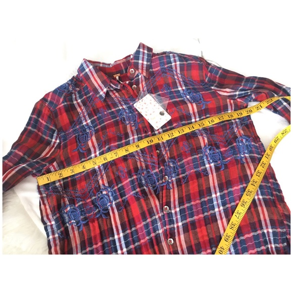 Free People Plaid Shirt - Picture 5 of 8